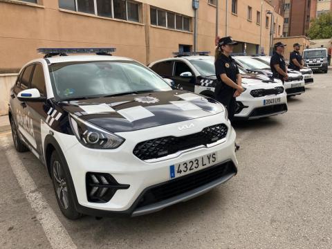 Vehículos híbridos Policía Murcia